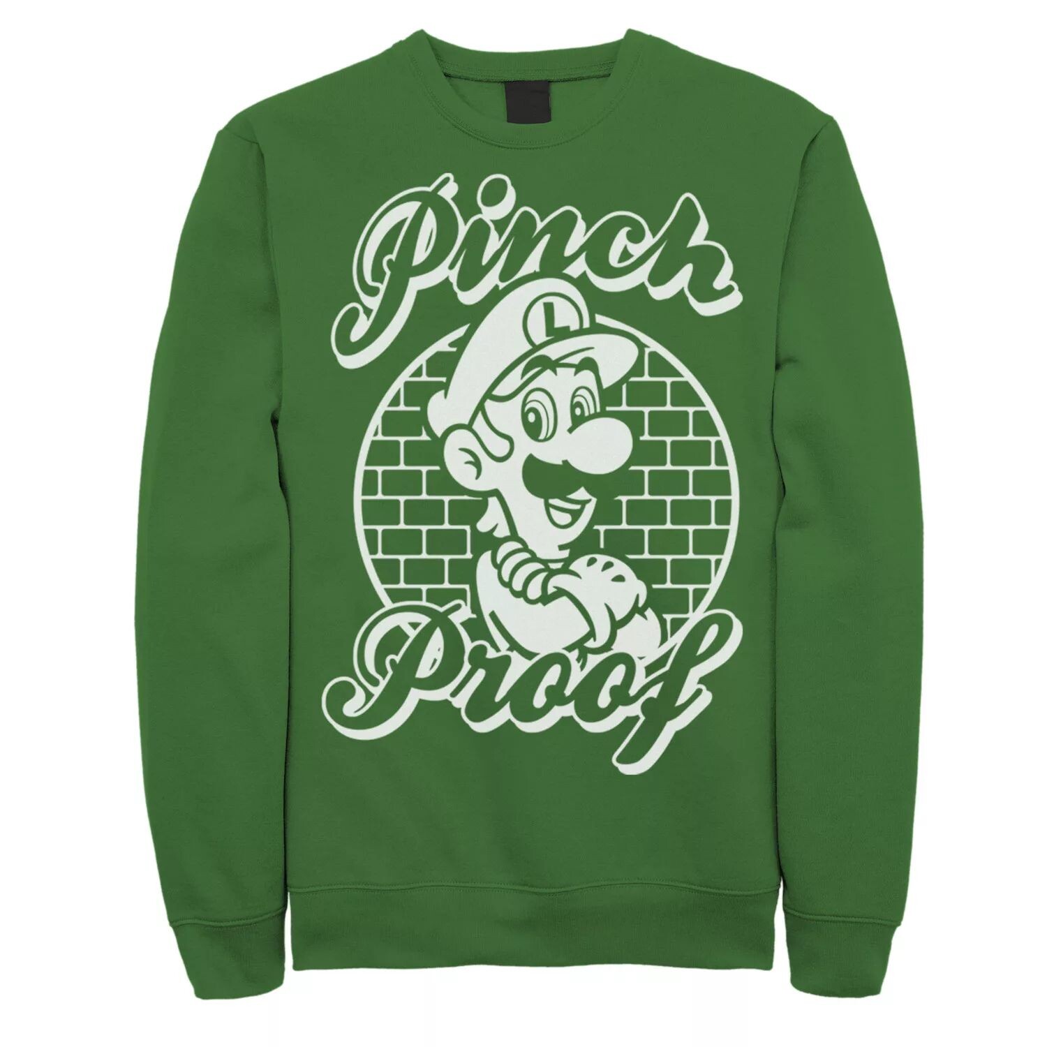 Мужская флисовая толстовка Luigi "Pinch Proof" ко Дню святого Патрика Nintendo Super Mario Bros. Licensed Character
Мужская флисовая толстовка Luigi "Pinch Proof" ко Дню святого Патрика Nintendo Super Mario Bros. Licensed Character