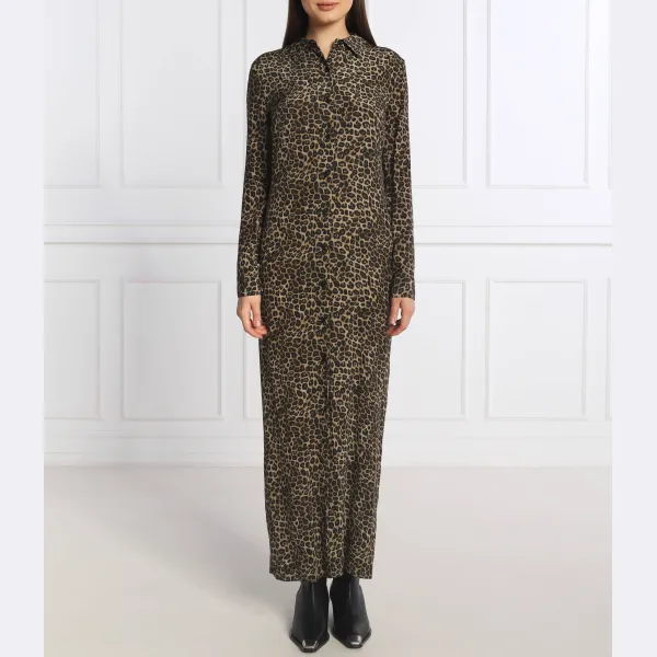 Шелковое платье The Kooples, коричневый
Шелковое платье The Kooples, коричневый