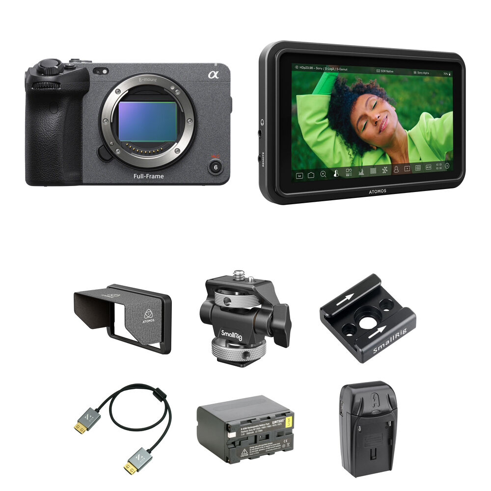 Кинокамера Sony FX3 Full-Frame Cinema Camera Monitor Control Kit
Кинокамера Sony FX3 Full-Frame Cinema Camera Monitor Control Kit
