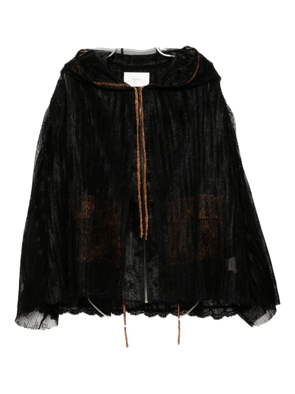 Многослойная кружевная куртка с капюшоном Quetsche, черный
Многослойная кружевная куртка с капюшоном Quetsche, черный