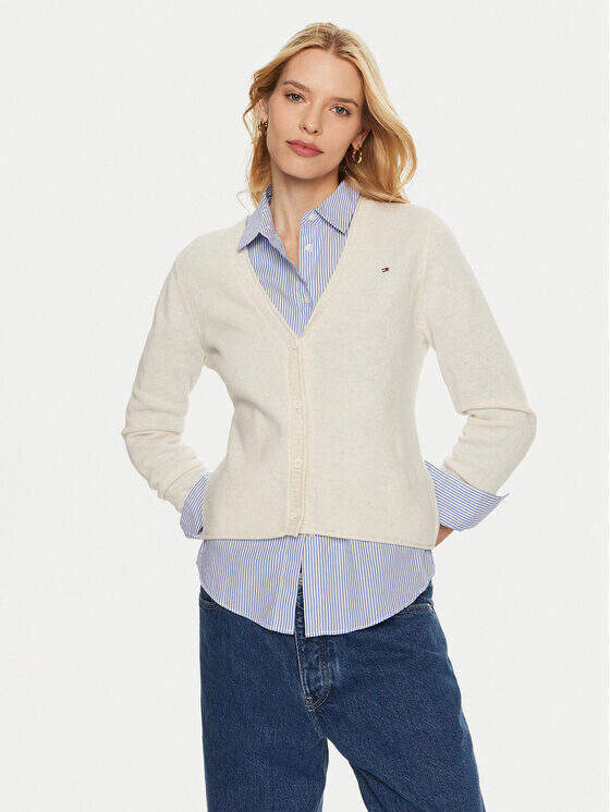 Кардиган стандартного кроя Tommy Hilfiger, бежевый
Кардиган стандартного кроя Tommy Hilfiger, бежевый