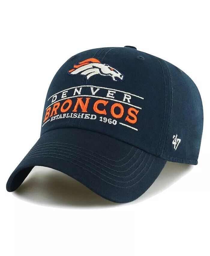 Мужская темно-синяя регулируемая шляпа Denver Broncos Vernon Clean Up '47 Brand, синий
Мужская темно-синяя регулируемая шляпа Denver Broncos Vernon Clean Up '47 Brand, синий