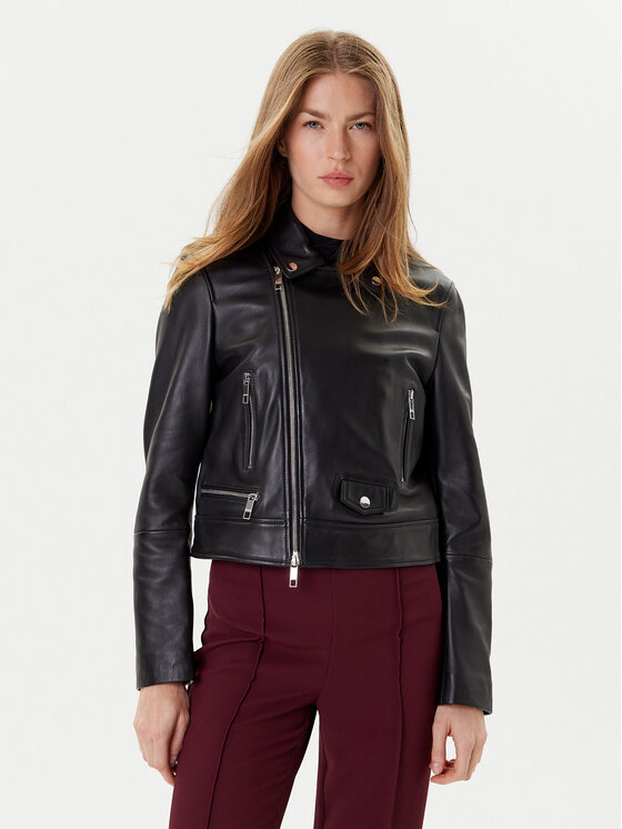 Кожаная куртка regular fit Sayuri 50548471 Boss, черный
Кожаная куртка regular fit Sayuri 50548471 Boss, черный