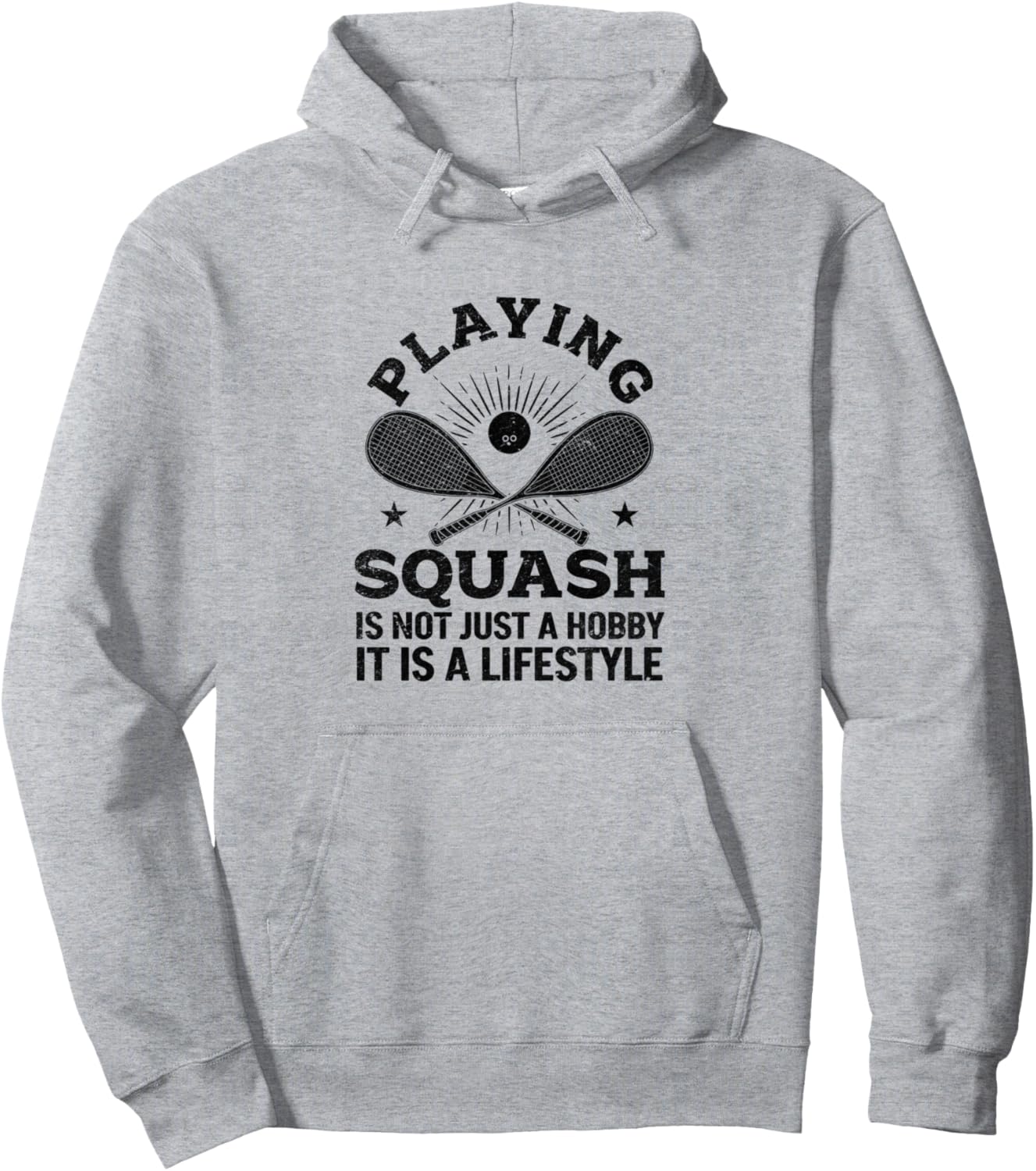 Сквош - это не просто хобби, это образ жизни - Худи со сквошным принтом Squash Player Squash Sport Squash Game, серый
Сквош - это не просто хобби, это образ жизни - Худи со сквошным принтом Squash Player Squash Sport Squash Game, серый