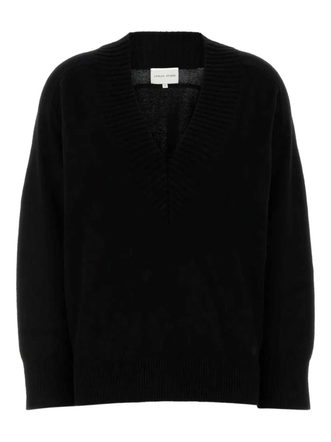 Кашемировый свитер оверсайз Loulou, черный
Кашемировый свитер оверсайз Loulou, черный