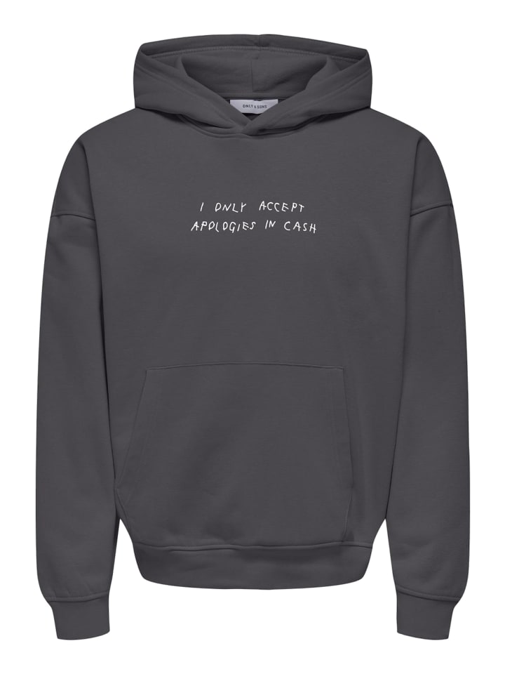 Толстовка Only&Sons, темно-серый
Толстовка Only&Sons, темно-серый