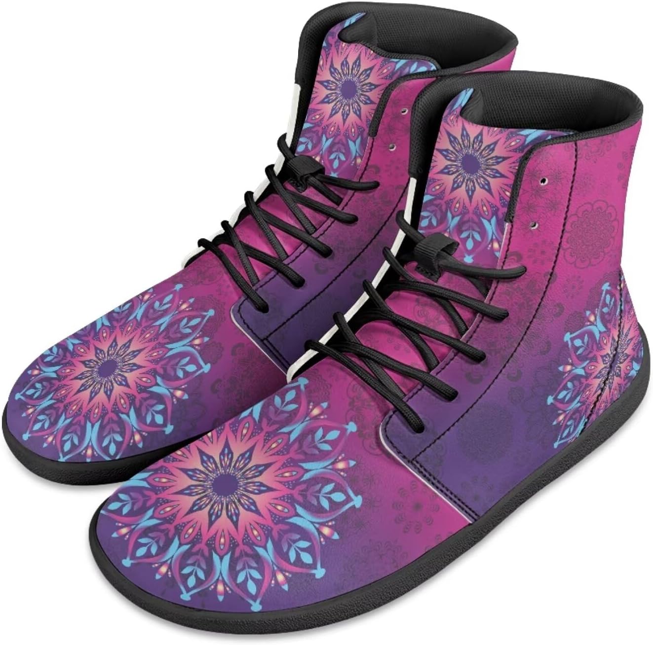 Кроссовки Jeiento для мужчин и женщин с высоким верхом, босоножки в стиле бохо с мандалой, с широкой носочной частью, без подъема, повседневная обувь, кроссовки-тренеры, Hippie Mandala Flower
Кроссовки Jeiento для мужчин и женщин с высоким верхом, босоножки в стиле бохо с мандалой, с широкой носочной частью, без подъема, повседневная обувь, кроссовки-тренеры, Hippie Mandala Flower