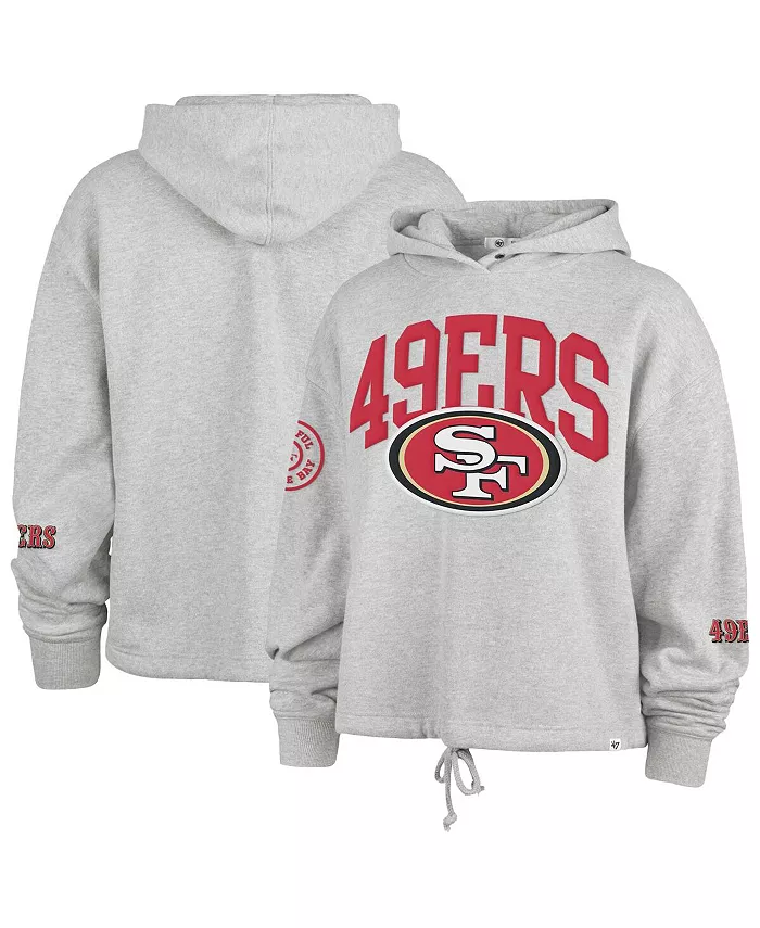 Женская укороченная толстовка с капюшоном Heather Gray San Francisco 49ers High Hopes с длинным рукавом '47 Brand
Женская укороченная толстовка с капюшоном Heather Gray San Francisco 49ers High Hopes с длинным рукавом '47 Brand