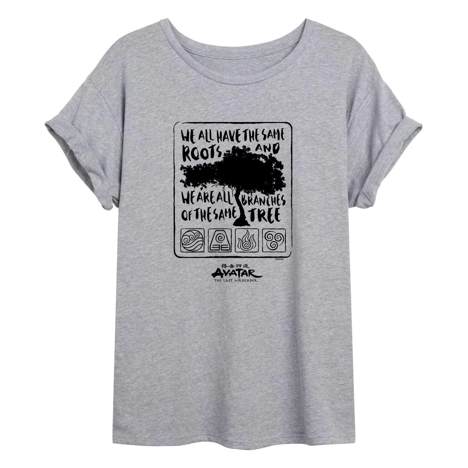 Футболка с струящимся рисунком «Same Roots» для юниоров «Аватар» Licensed Character
Футболка с струящимся рисунком «Same Roots» для юниоров «Аватар» Licensed Character