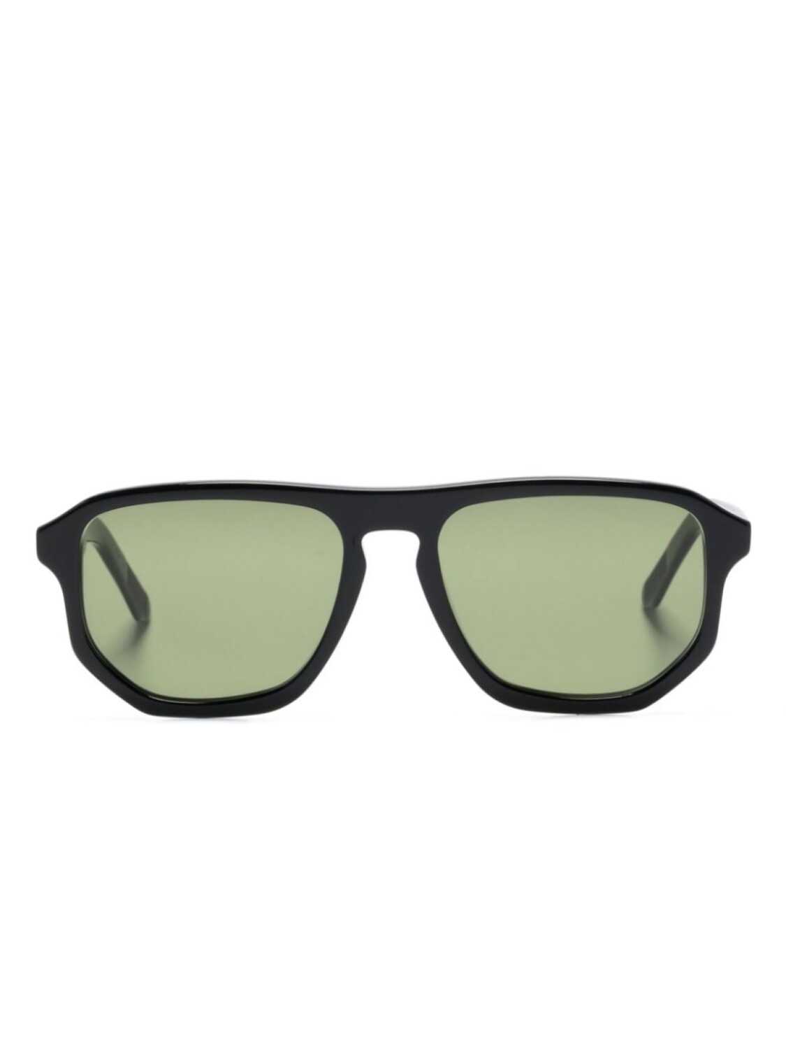 Lesca солнцезащитные очки Maio XL в прямоугольной оправе, черный 
Lesca солнцезащитные очки Maio XL в прямоугольной оправе, черный