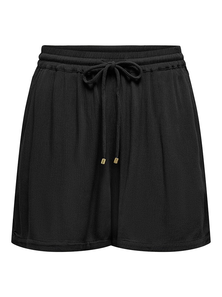 Тканевые шорты ONLY, черный
Тканевые шорты ONLY, черный