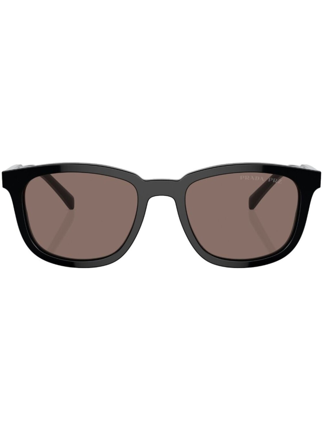 Prada Eyewear солнцезащитные очки Prada PR A21S в круглой оправе, черный 
Prada Eyewear солнцезащитные очки Prada PR A21S в круглой оправе, черный