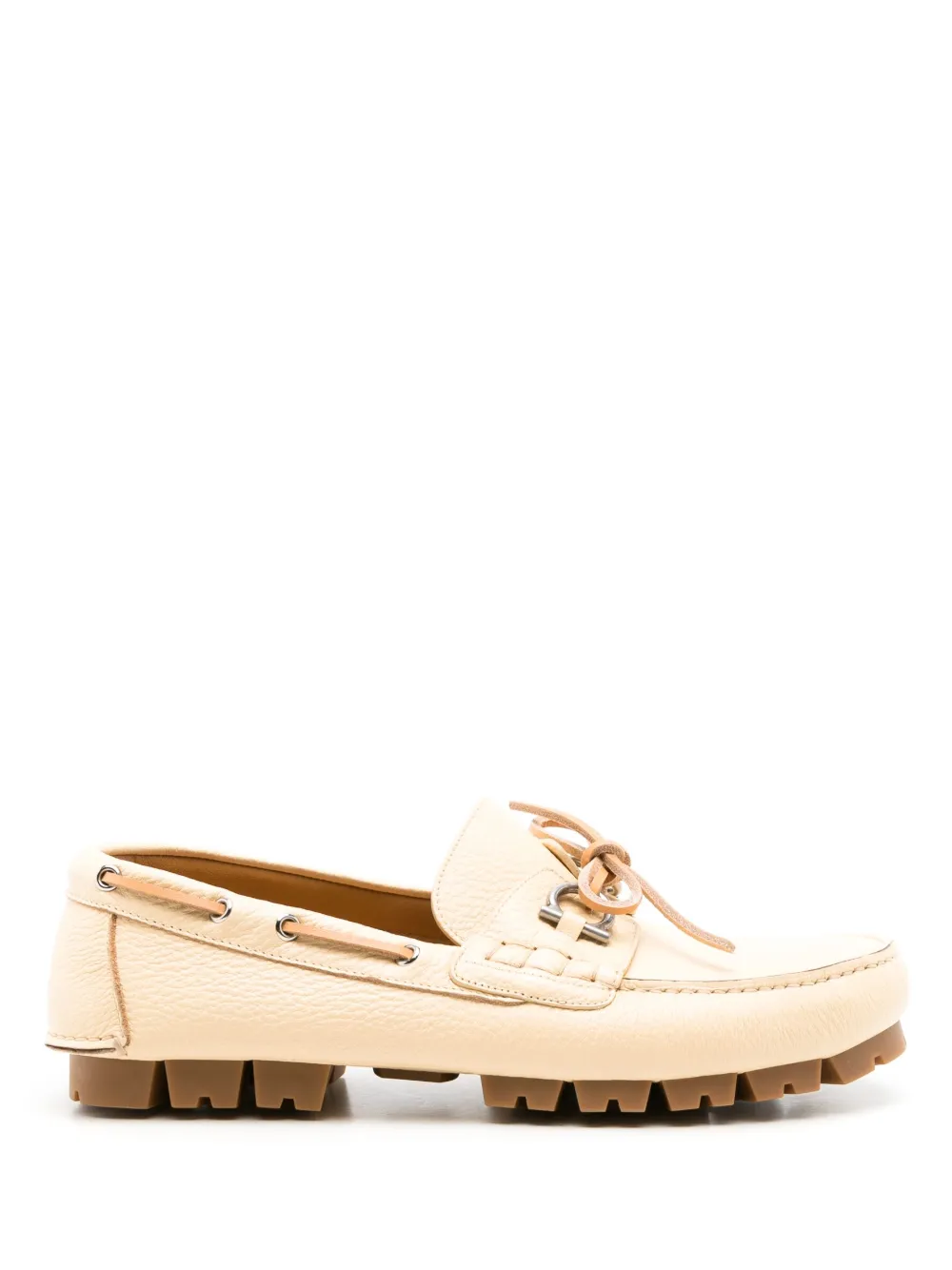 Лоферы Injected Rock Ferragamo, нейтральный 
Лоферы Injected Rock Ferragamo, нейтральный