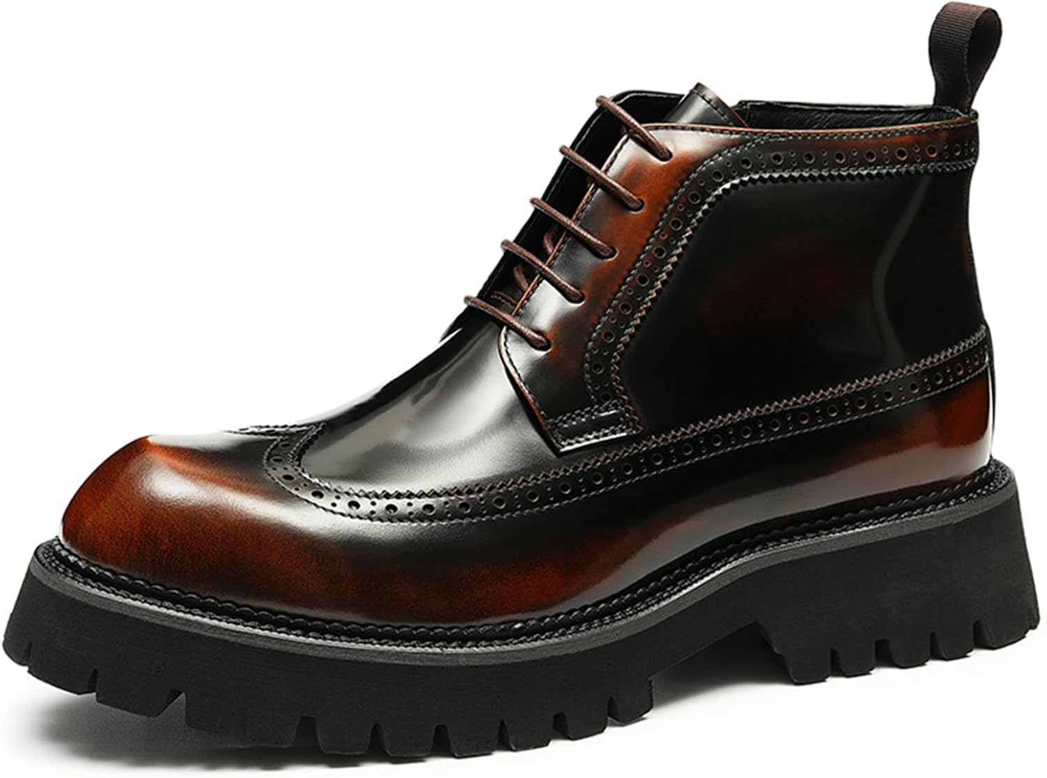 Мужские ботинки среднего каблука с брогами, натуральные кожаные ботинки до щиколотки, повседневная обувь с шнуровкой средней высоты для работы офиса на открытом воздухе Hlasmspe, коричневый
Мужские ботинки среднего каблука с брогами, натуральные кожаные ботинки до щиколотки, повседневная обувь с шнуровкой средней высоты для работы офиса на открытом воздухе Hlasmspe, коричневый