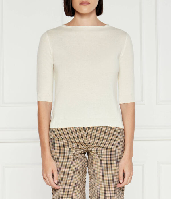 Шерстяной свитер с ромбовидным узором Marella, экрю
Шерстяной свитер с ромбовидным узором Marella, экрю