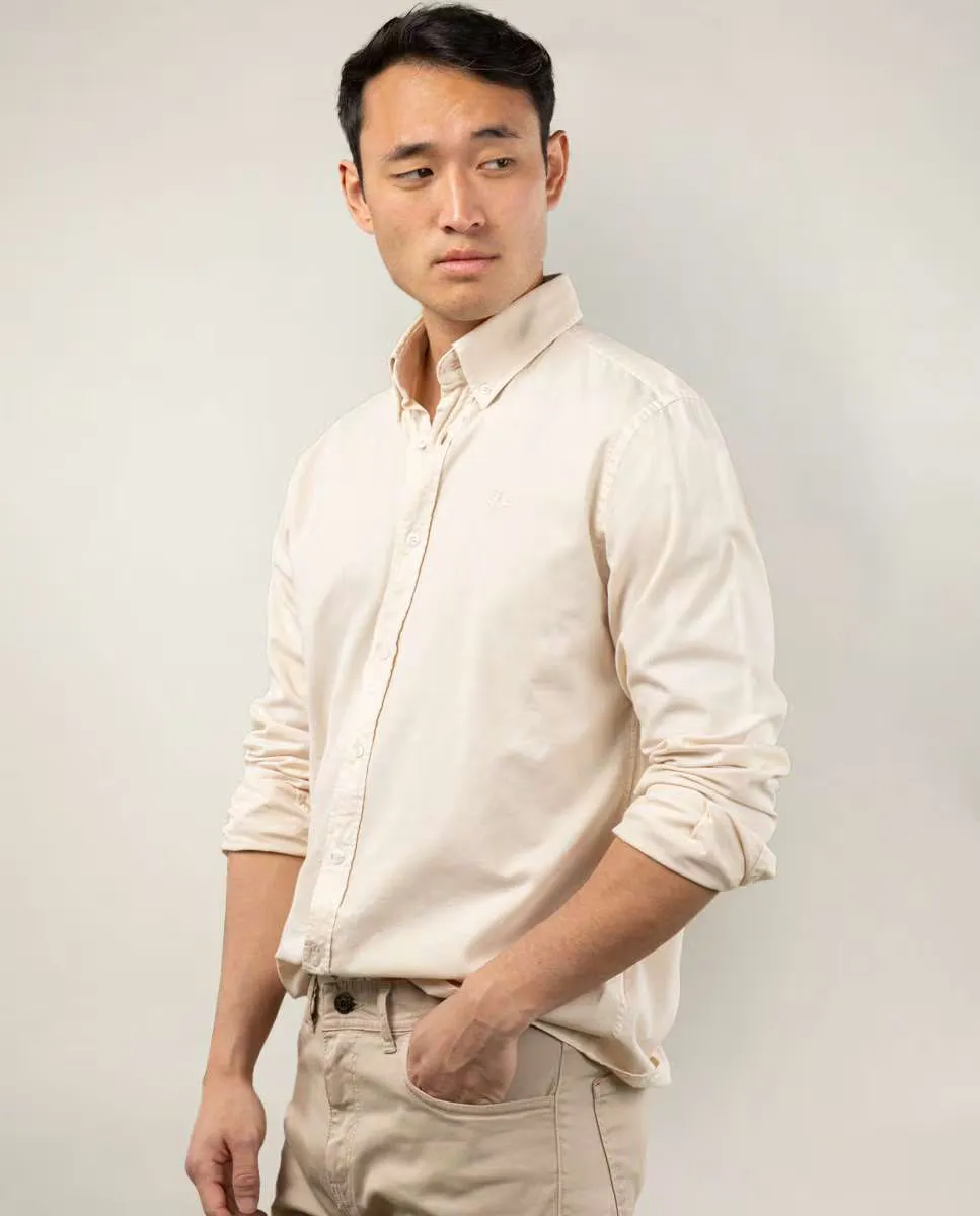 Мужская рубашка классического кроя однотонная Scotta 1985, бежевый
Мужская рубашка классического кроя однотонная Scotta 1985, бежевый