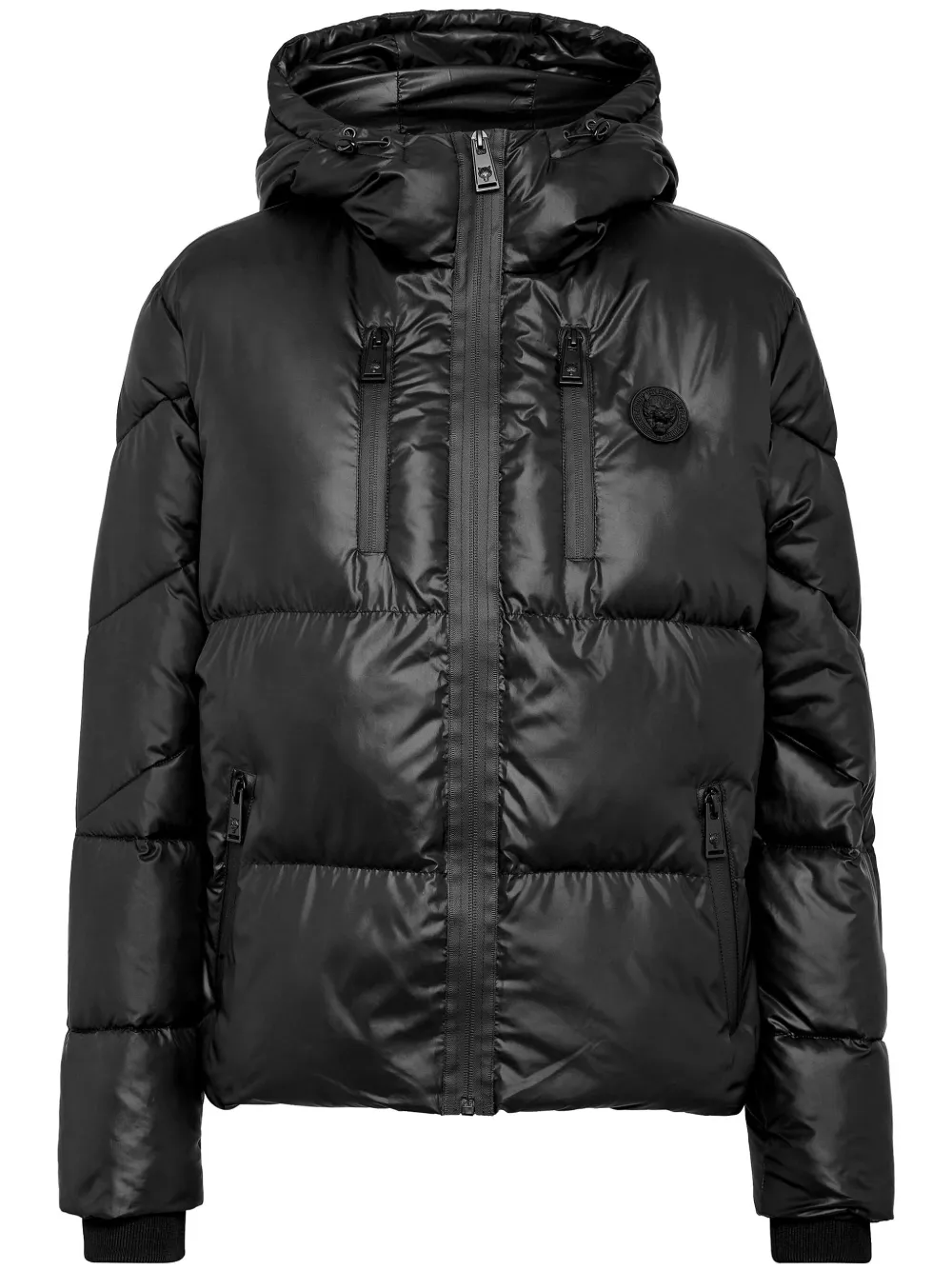 Пуховик с логотипом Plein Sport, черный
Пуховик с логотипом Plein Sport, черный