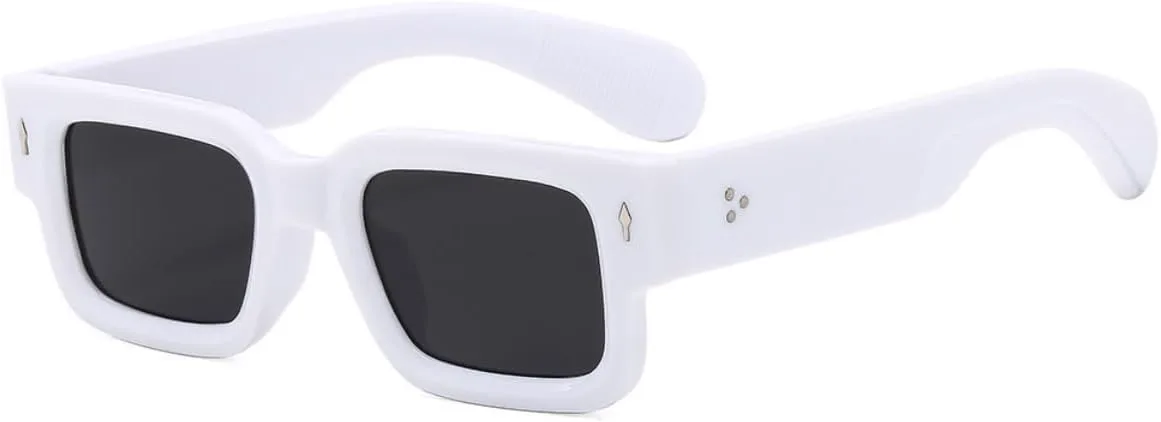 Солнцезащитные очки квадратной формы с толстой оправой, прямоугольной формы, для женщин и мужчин, в стиле ретро, модные массивные очки, черные IKUVNA, White
Солнцезащитные очки квадратной формы с толстой оправой, прямоугольной формы, для женщин и мужчин, в стиле ретро, модные массивные очки, черные IKUVNA, White