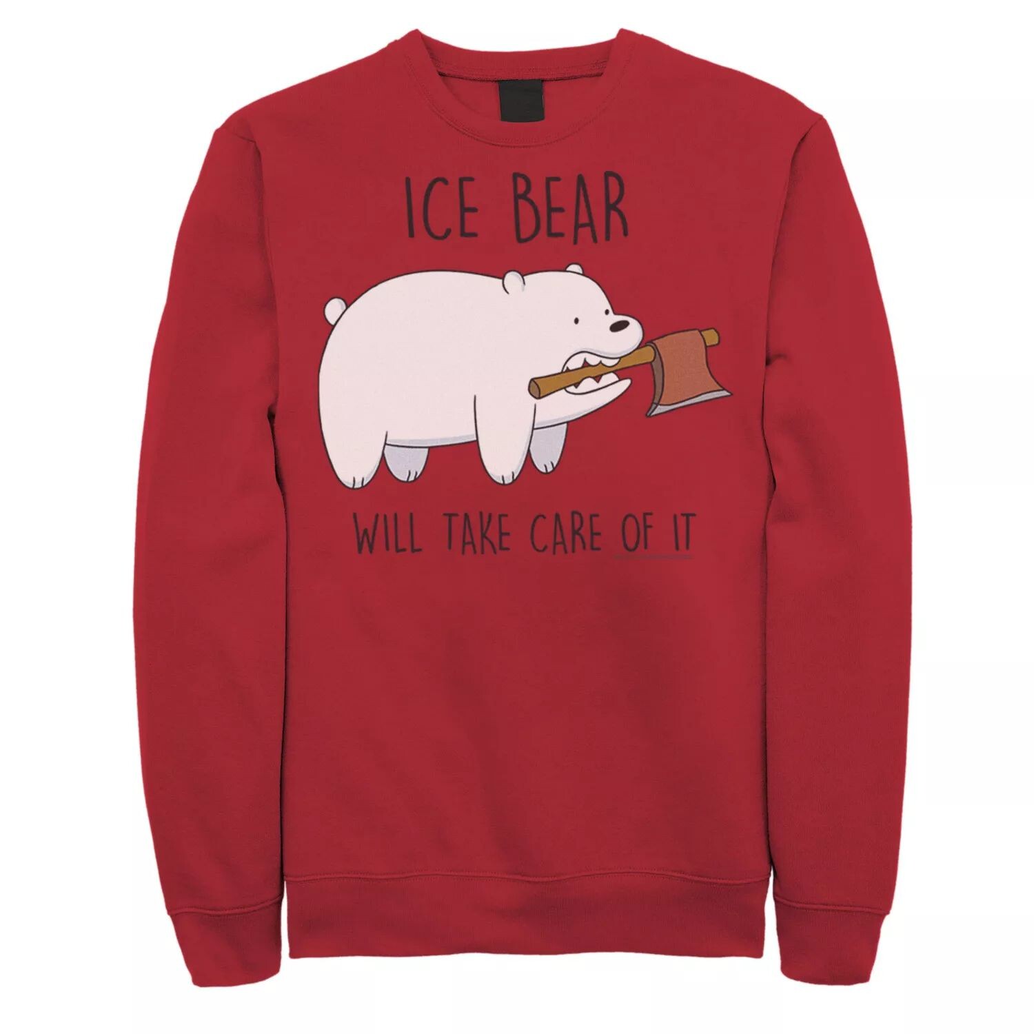 Мужской флисовый топор с топором Cartoon Network Bare Bears Ice Bear Take Care Of It Licensed Character, красный
Мужской флисовый топор с топором Cartoon Network Bare Bears Ice Bear Take Care Of It Licensed Character, красный