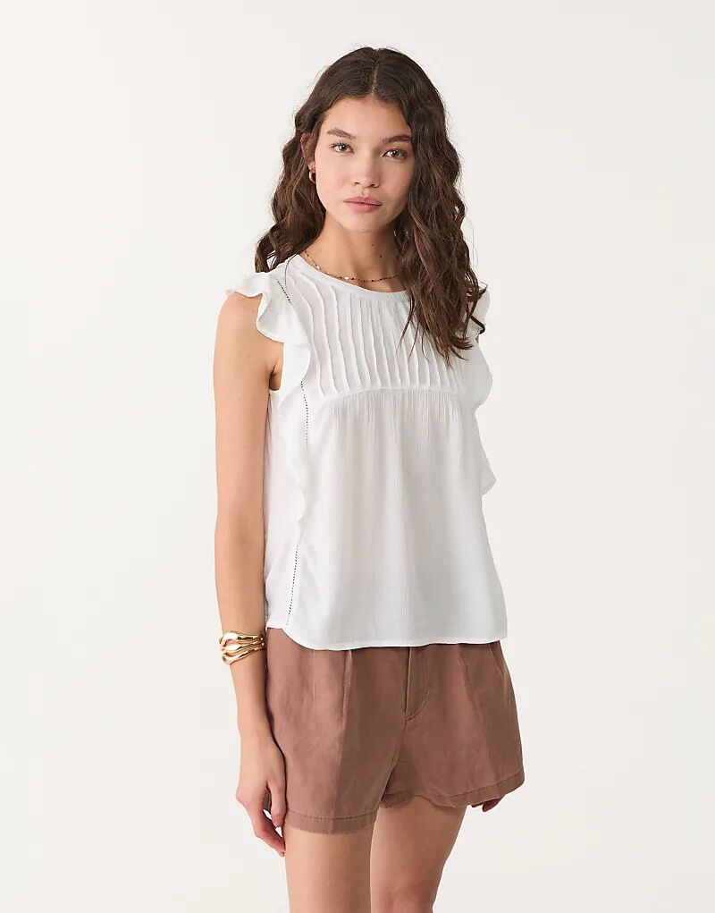 Блузка Stradivarius с рюшами белого цвета
Блузка Stradivarius с рюшами белого цвета