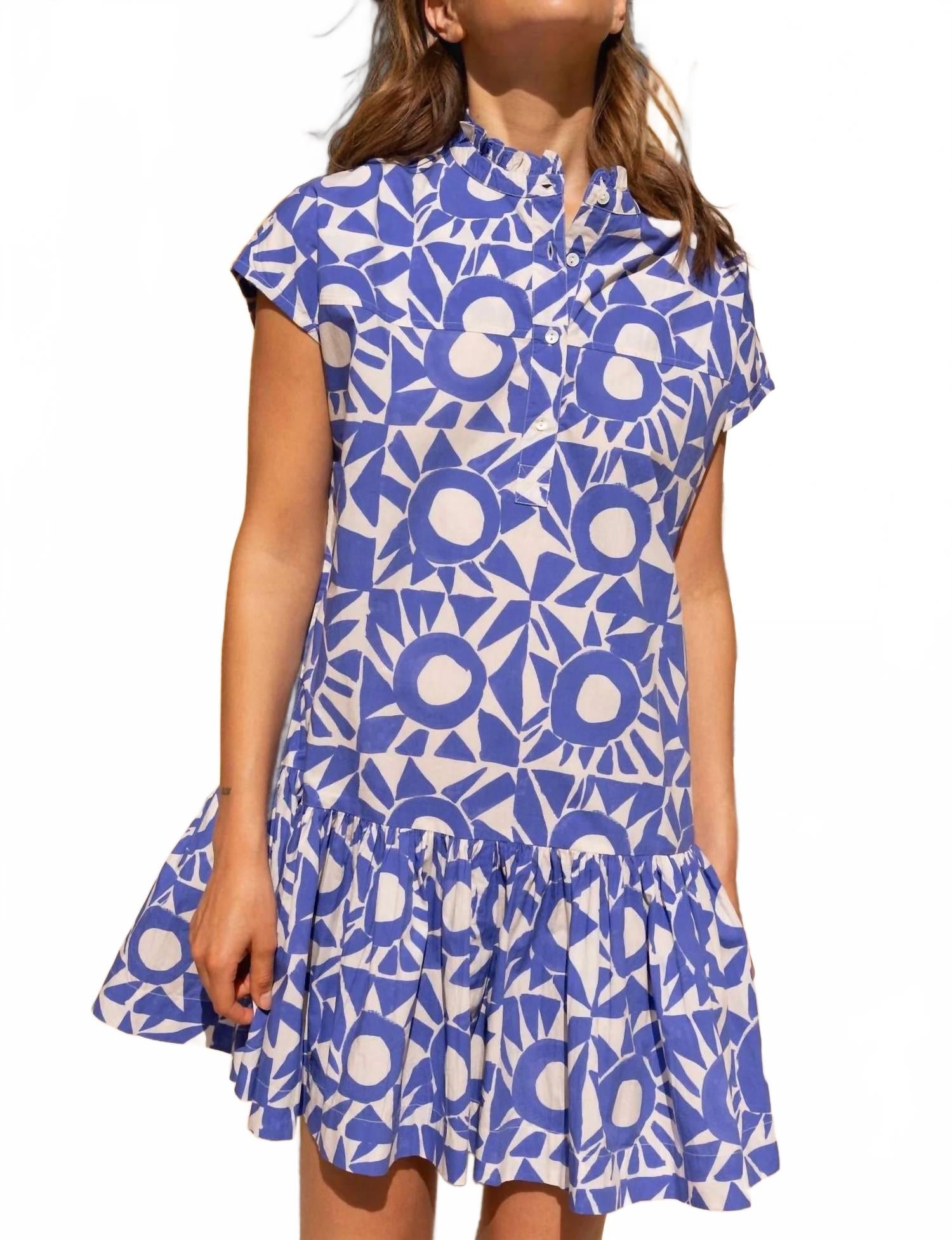 Женское мини-платье с короткими рукавами в цвете Eclipse Blue Oliphant
Женское мини-платье с короткими рукавами в цвете Eclipse Blue Oliphant