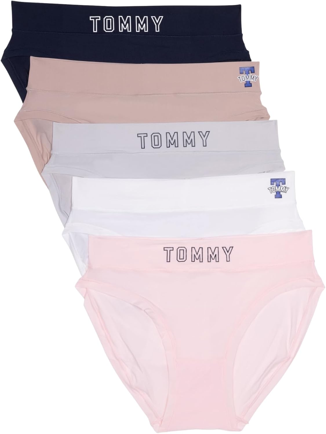 Комплект из 5 женских трусиков-бикини Tommy Hilfiger, Sc/Bw/Blk/Bb/Tr
Комплект из 5 женских трусиков-бикини Tommy Hilfiger, Sc/Bw/Blk/Bb/Tr