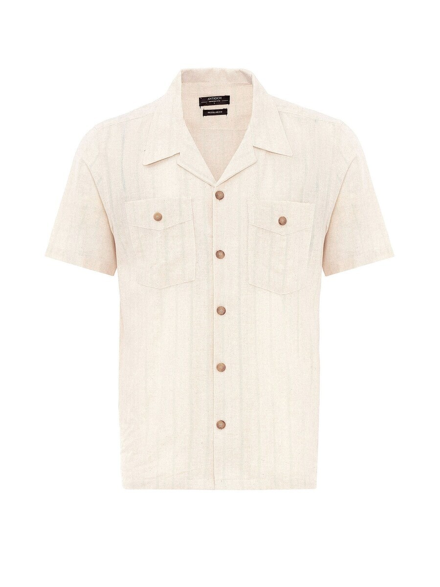 Рубашка на пуговицах стандартного кроя Antioch, экрю
Рубашка на пуговицах стандартного кроя Antioch, экрю