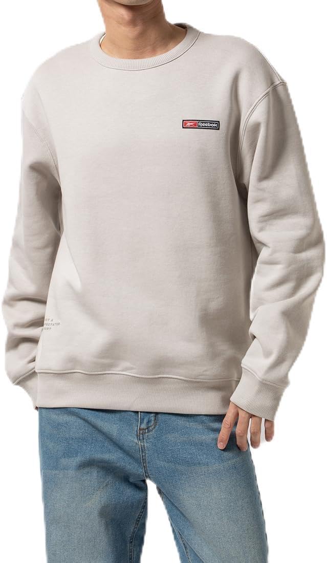 Мужская толстовка с круглым вырезом и логотипом Reebok
Мужская толстовка с круглым вырезом и логотипом Reebok