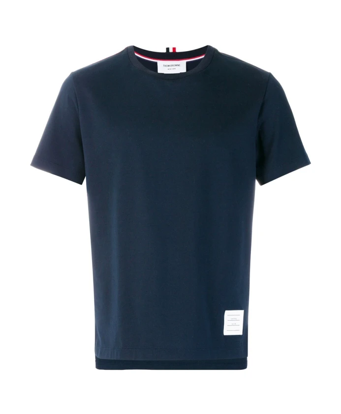Футболка с разрезом сбоку Thom Browne, синий
Футболка с разрезом сбоку Thom Browne, синий
