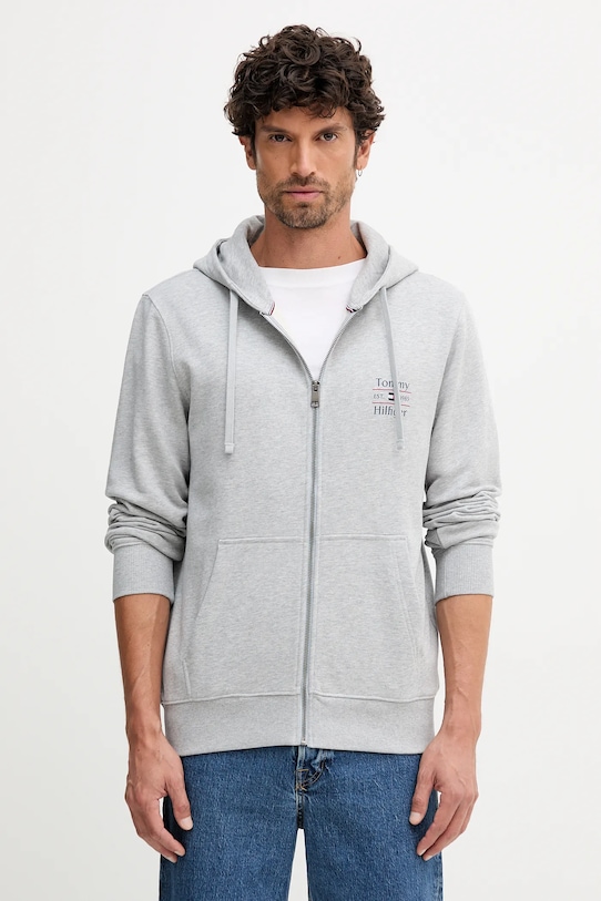 Хлопковая толстовка Tommy Hilfiger, серый
Хлопковая толстовка Tommy Hilfiger, серый