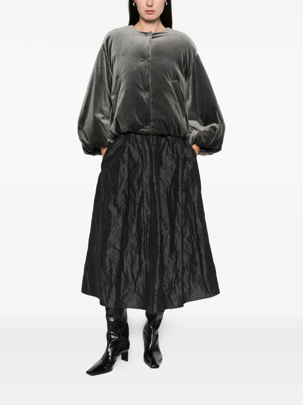 Миди-юбка с текстурой "Орео" Antonelli, черный
Миди-юбка с текстурой "Орео" Antonelli, черный