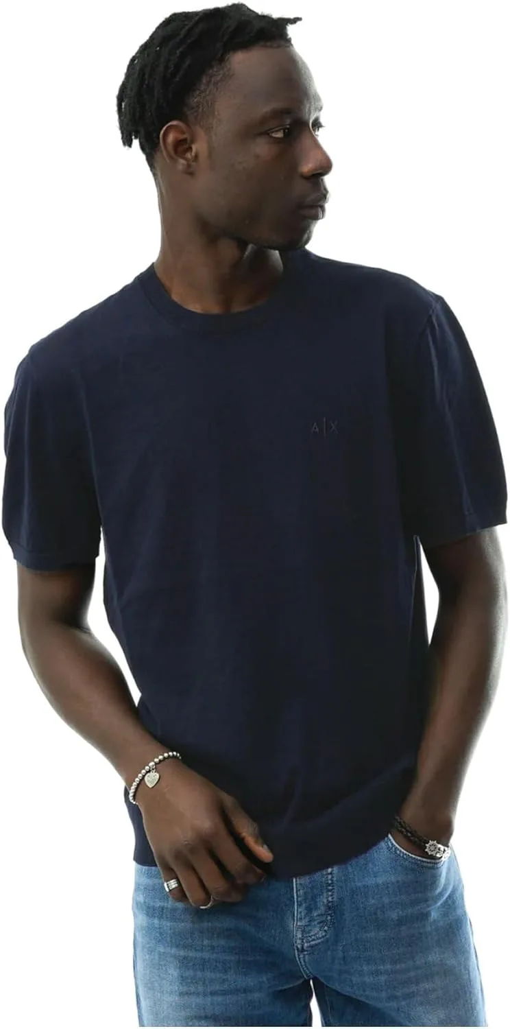 Armani Exchange мужской хлопковый пуловер с коротким рукавом
Armani Exchange мужской хлопковый пуловер с коротким рукавом