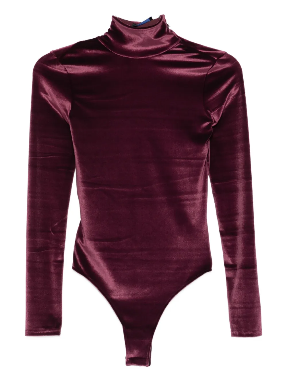 Бархатный комбинезон с высоким воротом Mugler, красный
Бархатный комбинезон с высоким воротом Mugler, красный