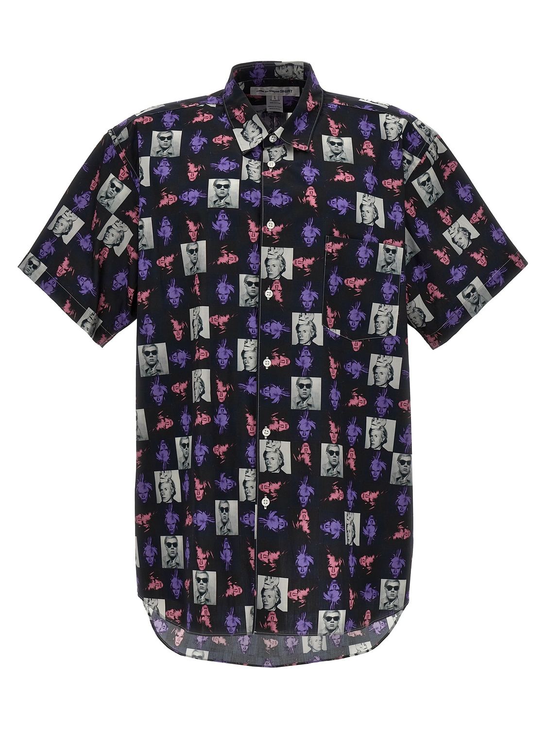 Рубашка «Энди Уорхол» Comme Des Garçons Shirt, мультиколор
Рубашка «Энди Уорхол» Comme Des Garçons Shirt, мультиколор