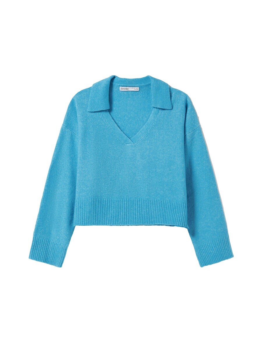 Свитер Bershka, светло-синий
Свитер Bershka, светло-синий