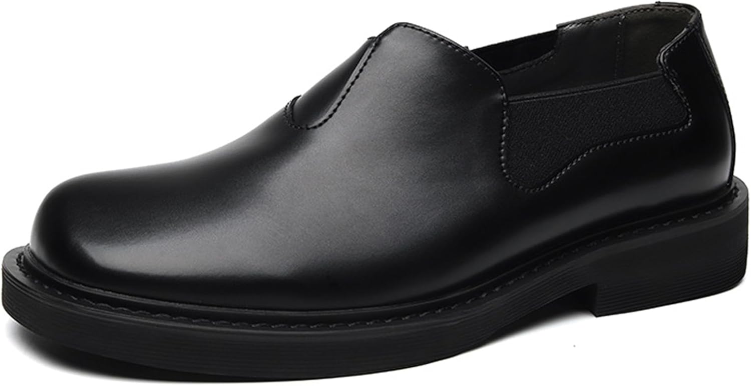 Мужские натуральные кожаные эластичные панели с квадратным носком, лоферы, удобные оксфордские туфли Tznbgge, черный
Мужские натуральные кожаные эластичные панели с квадратным носком, лоферы, удобные оксфордские туфли Tznbgge, черный