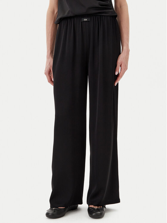 Брюки палаццо стандартного кроя ESS250049 Eleh, черный
Брюки палаццо стандартного кроя ESS250049 Eleh, черный