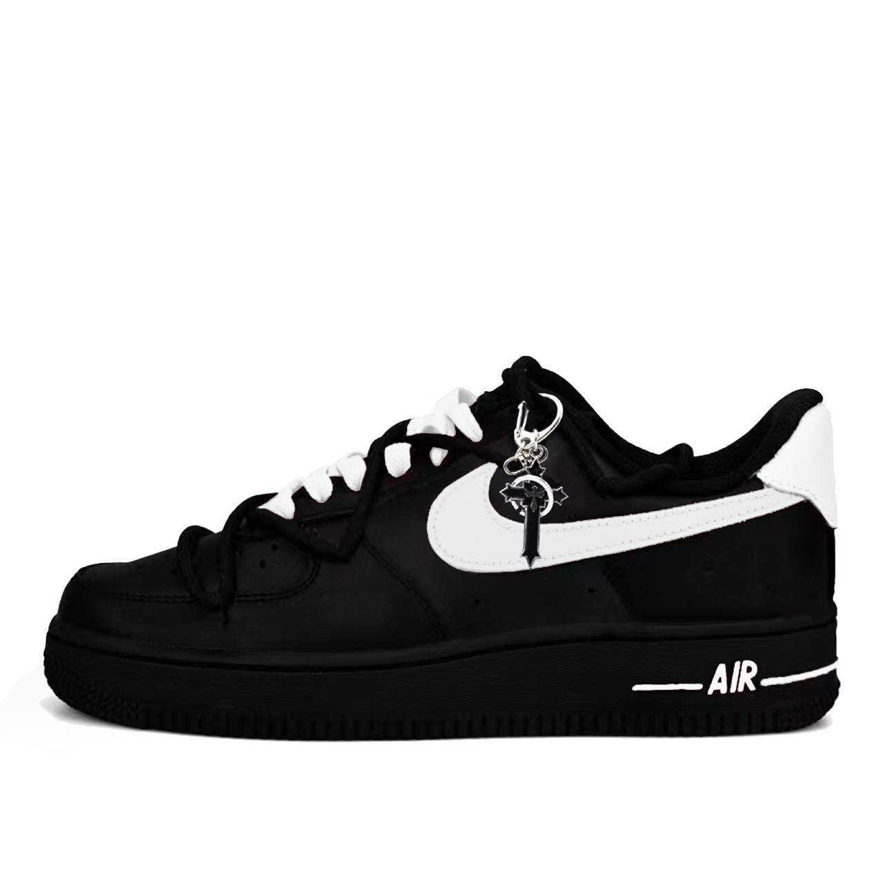 Nike Кроссовки Air Force 1 Dark Night Abrasion Resistant Low top Skateboard Unisex Black White
Nike Кроссовки Air Force 1 Dark Night Abrasion Resistant Low top Skateboard Unisex Black White