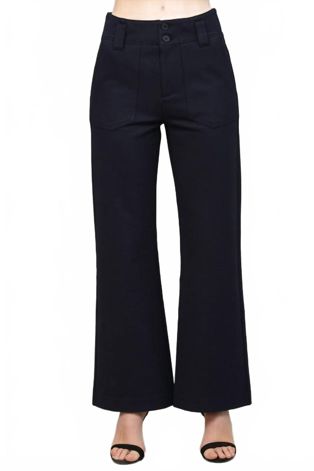 Расклешенные брюки Pointe Flare в темно-синем цвете FATE
Расклешенные брюки Pointe Flare в темно-синем цвете FATE