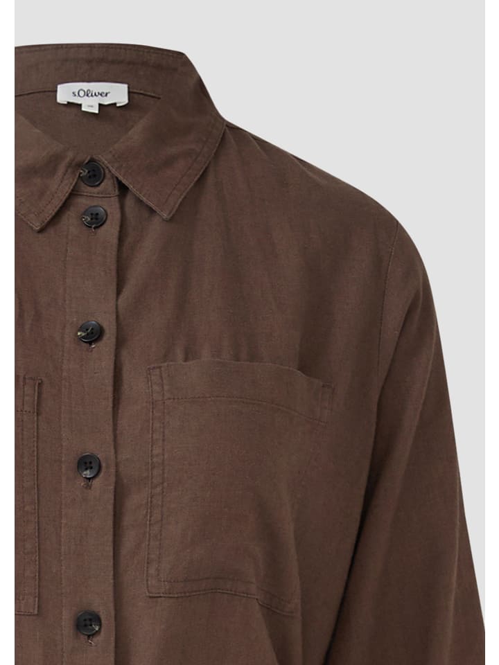 Длинное платье s.Oliver, коричневый
Длинное платье s.Oliver, коричневый