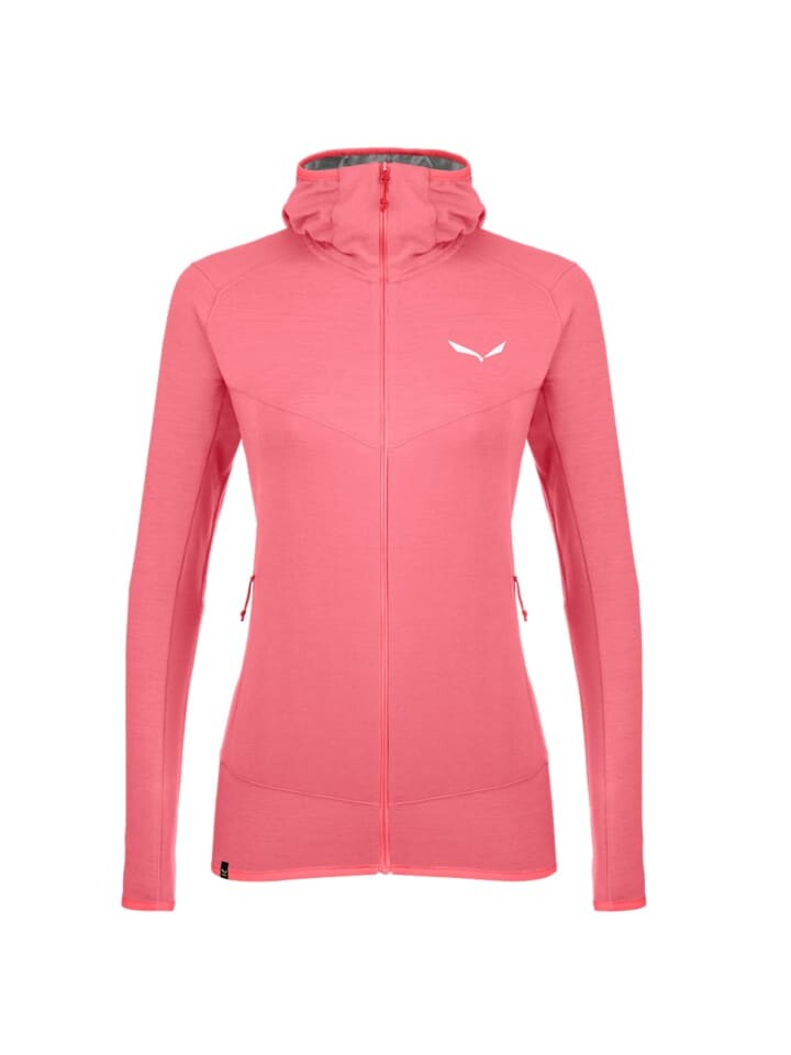 Спортивная куртка Salewa Fleecejacke Light Micro Pl M FZ Kapuze, цвет Calypso Coral mel 
Спортивная куртка Salewa Fleecejacke Light Micro Pl M FZ Kapuze, цвет Calypso Coral mel