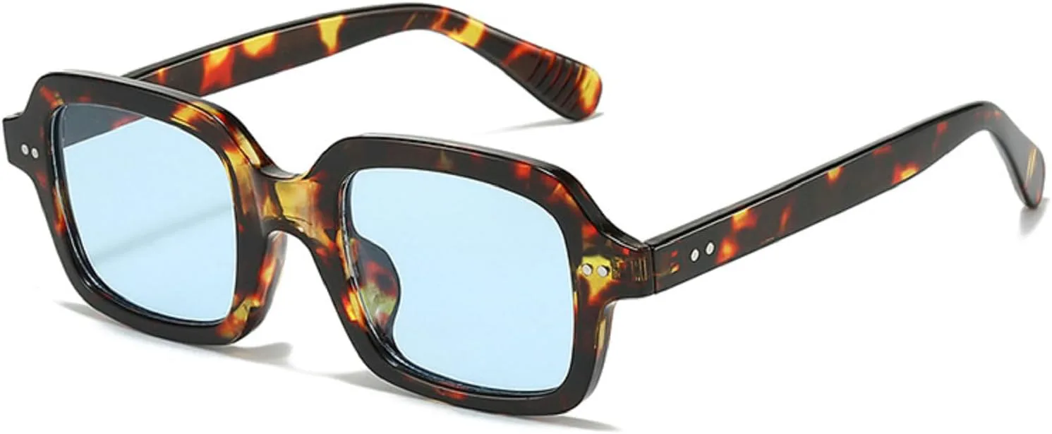 Модные квадратные солнцезащитные очки Melrose для женщин, плоская верхняя часть, стильная дизайнерская оправа, винтажные солнцезащитные очки 3942, Leopard Blue
Модные квадратные солнцезащитные очки Melrose для женщин, плоская верхняя часть, стильная дизайнерская оправа, винтажные солнцезащитные очки 3942, Leopard Blue