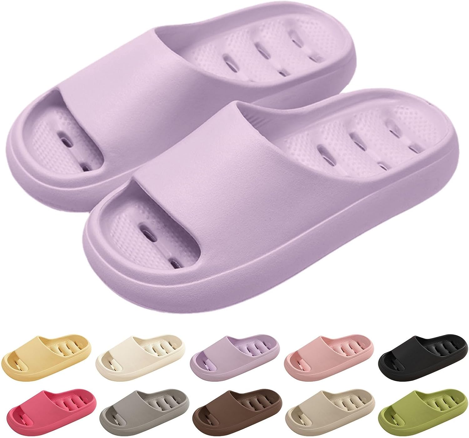 Душевые тапочки для женщин и мужчин с массажным эффектом, мягкая амортизированная подошва - противоскользящие шлепанцы, быстро сохнущие сланцы, пляжные сандалии, переносные тапочки Generic, пурпурный
Душевые тапочки для женщин и мужчин с массажным эффектом, мягкая амортизированная подошва - противоскользящие шлепанцы, быстро сохнущие сланцы, пляжные сандалии, переносные тапочки Generic, пурпурный