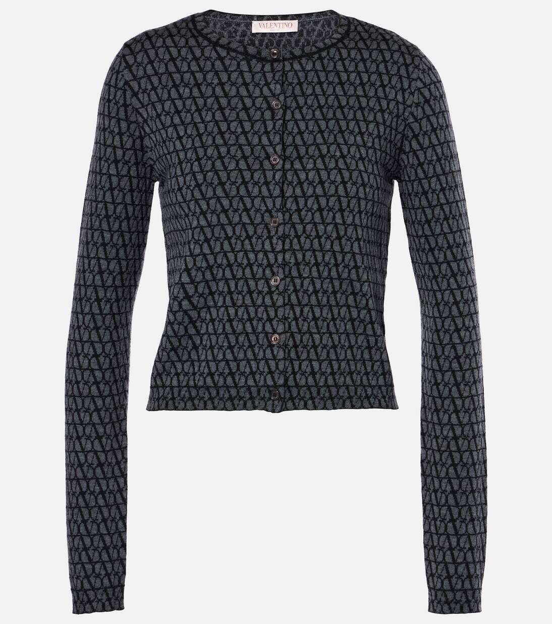 Кардиган Toile Iconographe из натуральной шерсти Valentino, цвет grigio mel. scuro/nero
Кардиган Toile Iconographe из натуральной шерсти Valentino, цвет grigio mel. scuro/nero