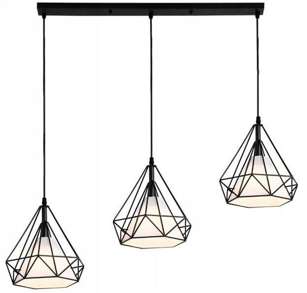 Подвесной светильник Toollight App012-3Cp Bello Loft Diamond, 3 источника света E27, 60X24,5X28,5-118,5 см, регулируемый Toolight, черный
Подвесной светильник Toollight App012-3Cp Bello Loft Diamond, 3 источника света E27, 60X24,5X28,5-118,5 см, регулируемый Toolight, черный
