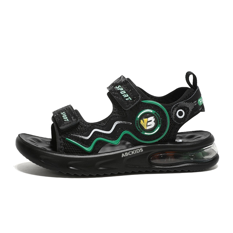 Сандалии детские, легкие, амортизирующие, с низким верхом, дышащие и износостойкие ABC KIDS, зеленый 
Сандалии детские, легкие, амортизирующие, с низким верхом, дышащие и износостойкие ABC KIDS, зеленый