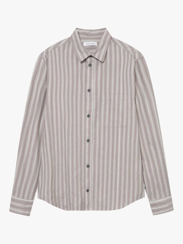 Картер рубашка из хлопка в полоску на пуговицах WOOD WOOD
Картер рубашка из хлопка в полоску на пуговицах WOOD WOOD