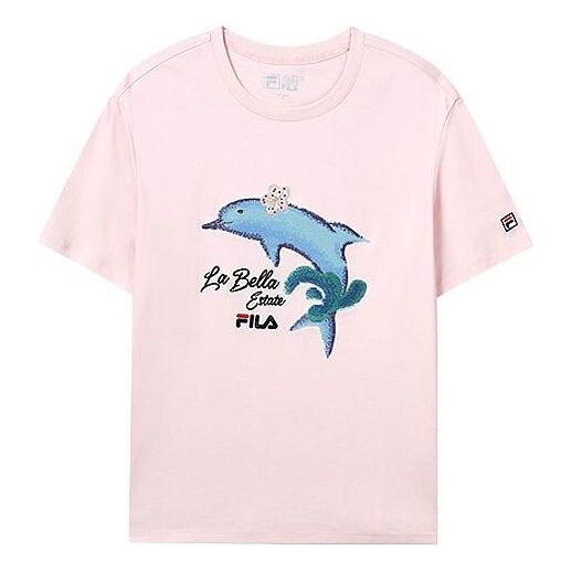 Футболка dolphin printing casual sports short sleeve pink Fila, розовый
Футболка dolphin printing casual sports short sleeve pink Fila, розовый