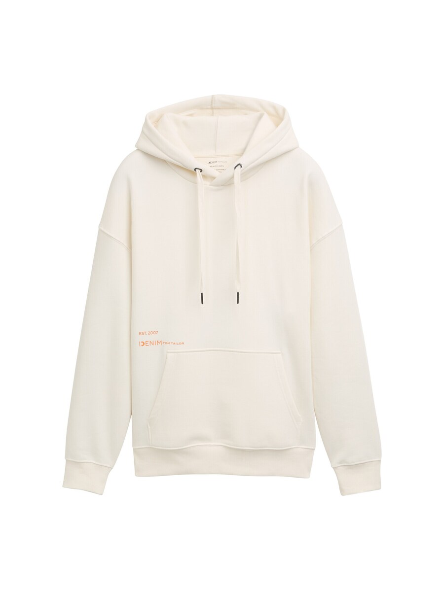 Толстовка TOM TAILOR DENIM, белый 
Толстовка TOM TAILOR DENIM, белый