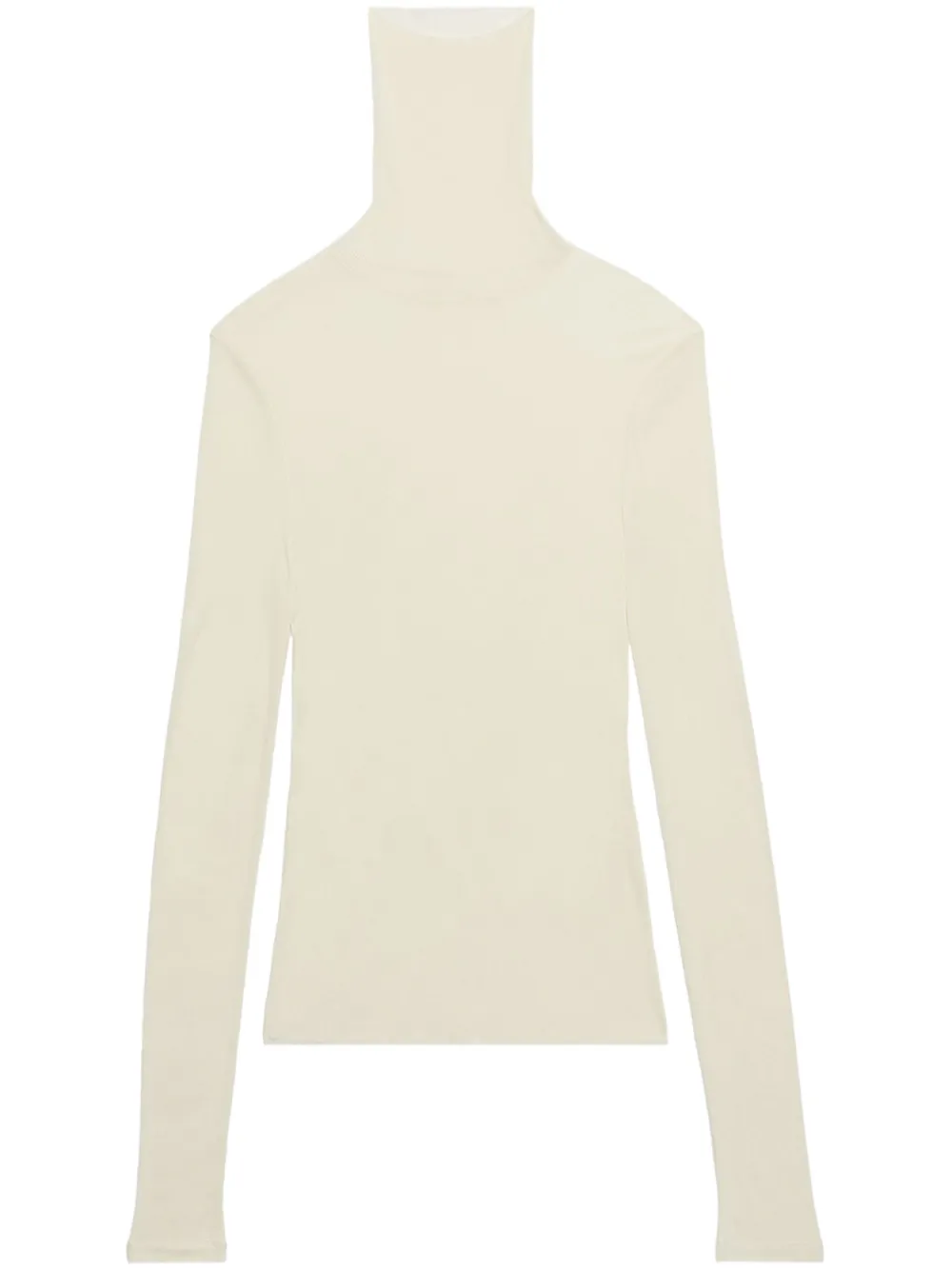 Топ в рубчик с высоким воротником AMI Paris, нейтральный
Топ в рубчик с высоким воротником AMI Paris, нейтральный